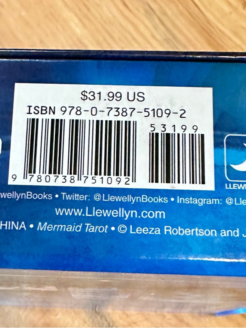 New Mermaid Tarot Card Book and Cards Gift Box - Picture 4 of 5
